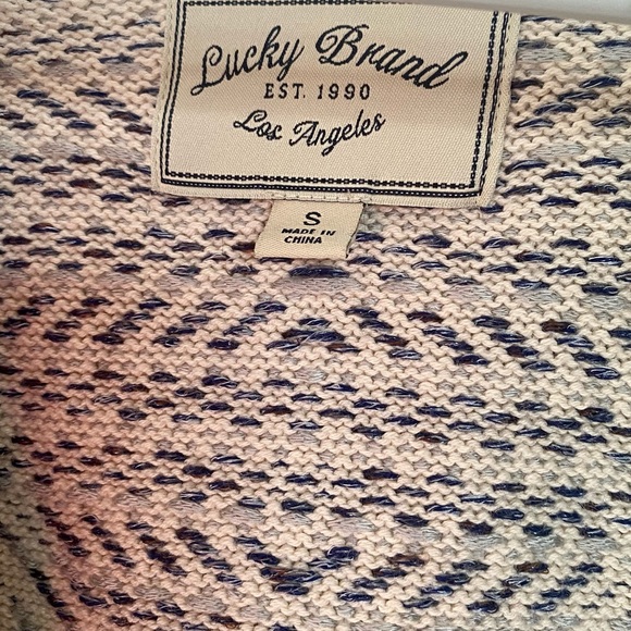 Lucky Brand Cardigan With Fringe - Picture 4 of 7